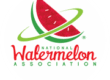 A watermelon logo with the words national watermelon association underneath.