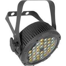 Stage light with multiple LED bulbs.